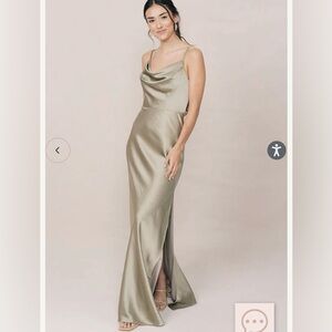Revelry Nadia Satin Dress